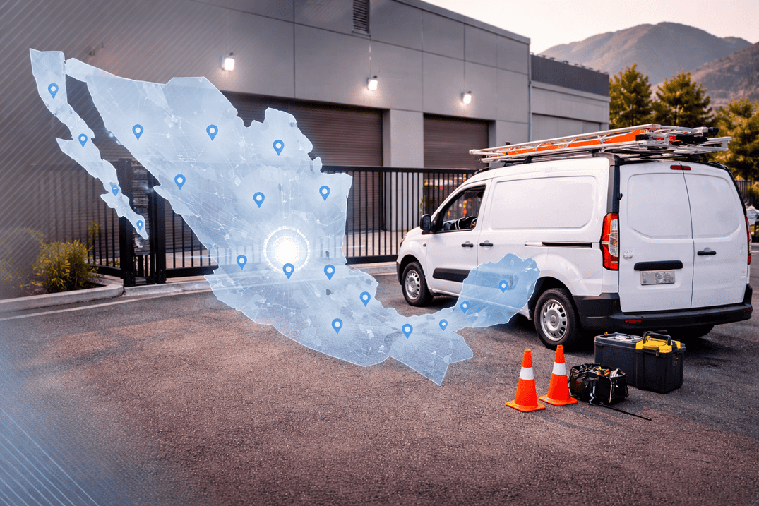 Cobertura de servicio, instalación y mantenimiento 